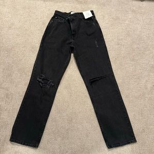 nwt abercrombie & fitch 90s straight ultra high rise jeans